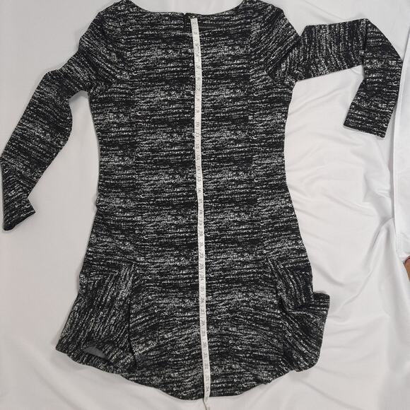 Banana Republic Black White Stretch Dress Women 12 Classic Corpcore Business - Picture 7 of 7